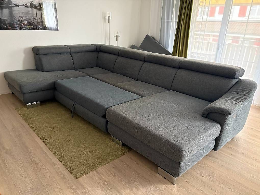 Divani: Grosses U-Sofa mit Bettfunktion, Relaxfunktion & Stauraum – Usato da Rombach venduto da lucamattei 1