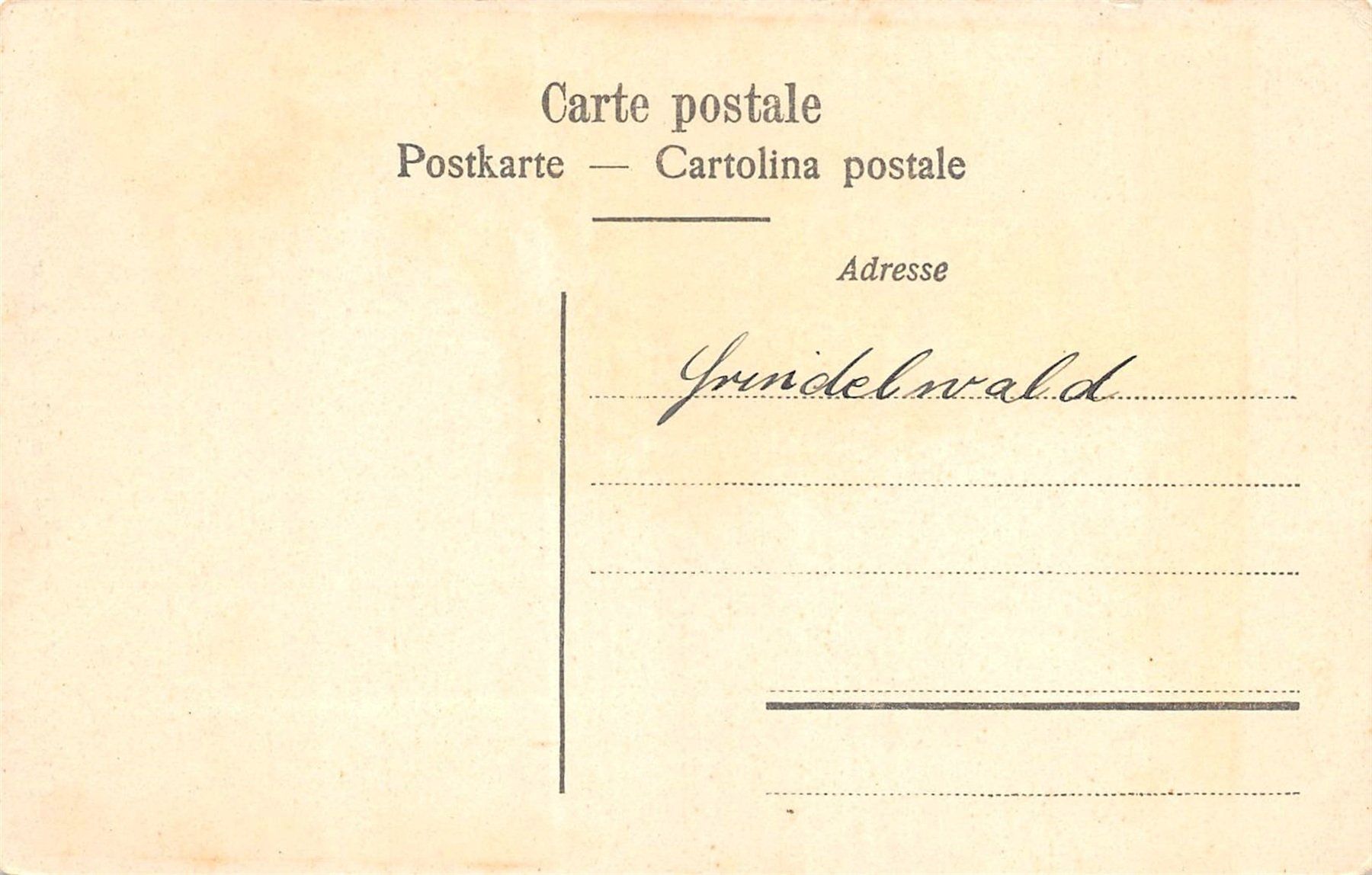 Cartoline postali: Grindelwald, Friedhof mit Viescherhörner – Usato da Ottikon b.Kemptth. venduto da Neptun1974 1