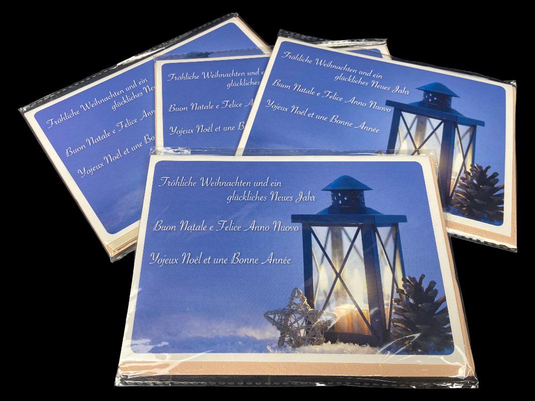 Ansichtskarten: LUMINARIA Grusslicht, 4 Stück – Neu und originalverpackt aus Hünenberg von Restwert_Zug