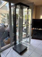 Profi-Glasvitrine voll beleuchtet (auch Tablare!)