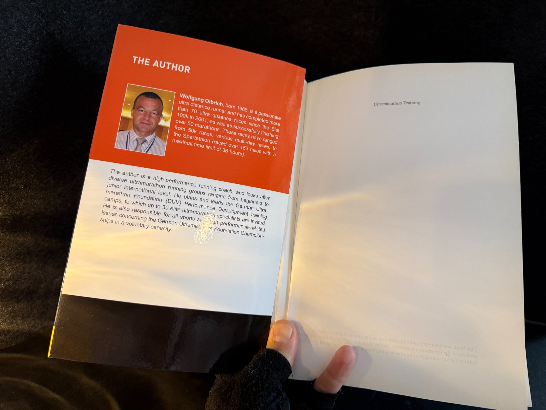 Libri: Ultramarathon Training – Wolfgang Olbrich – Usato da Lengnau BE venduto da riodac 2