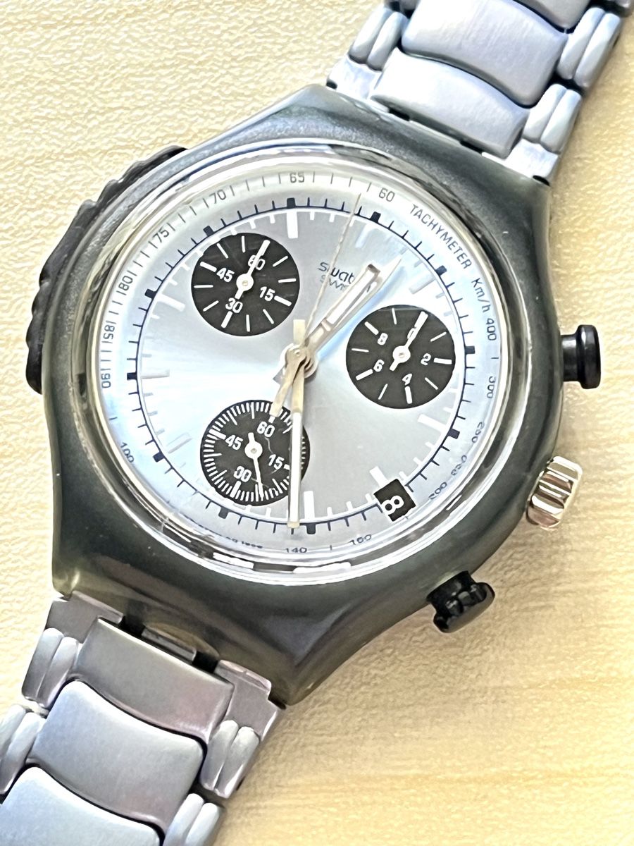 Swatch Orologi: Swatch Chronograph Uhr  Herren Armbanduhr – Usato da Grenchen venduto da chththl