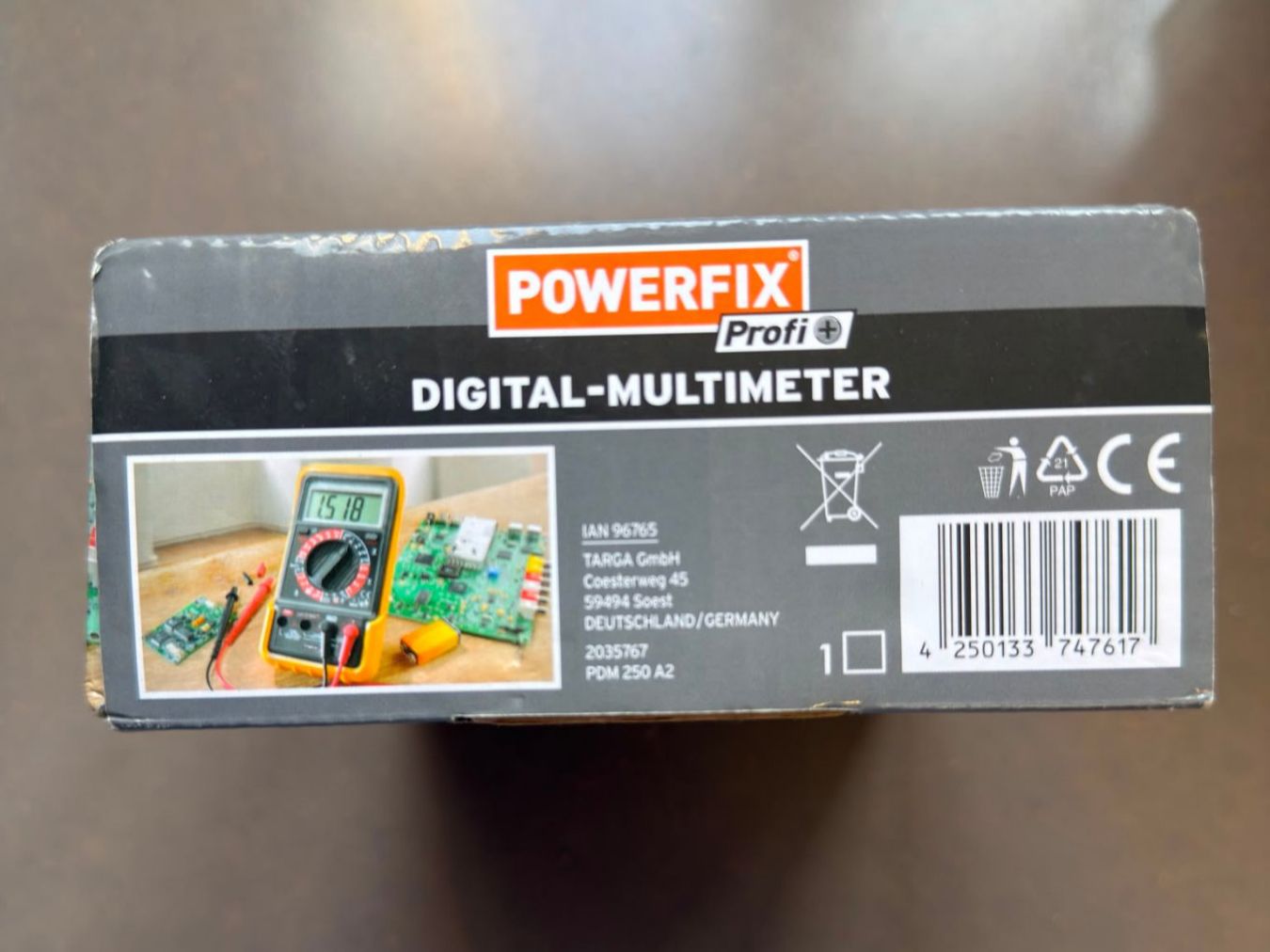 Misurare: POWERFIX Profi Digital-Multimeter mit Zubehör und Originalko – Usato da Luzern venduto da Elgordo7 4