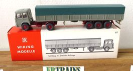WIKING 517 HO 1:87 MAN SATTELZUG MIT  DREIACHS-AUFLIEGER