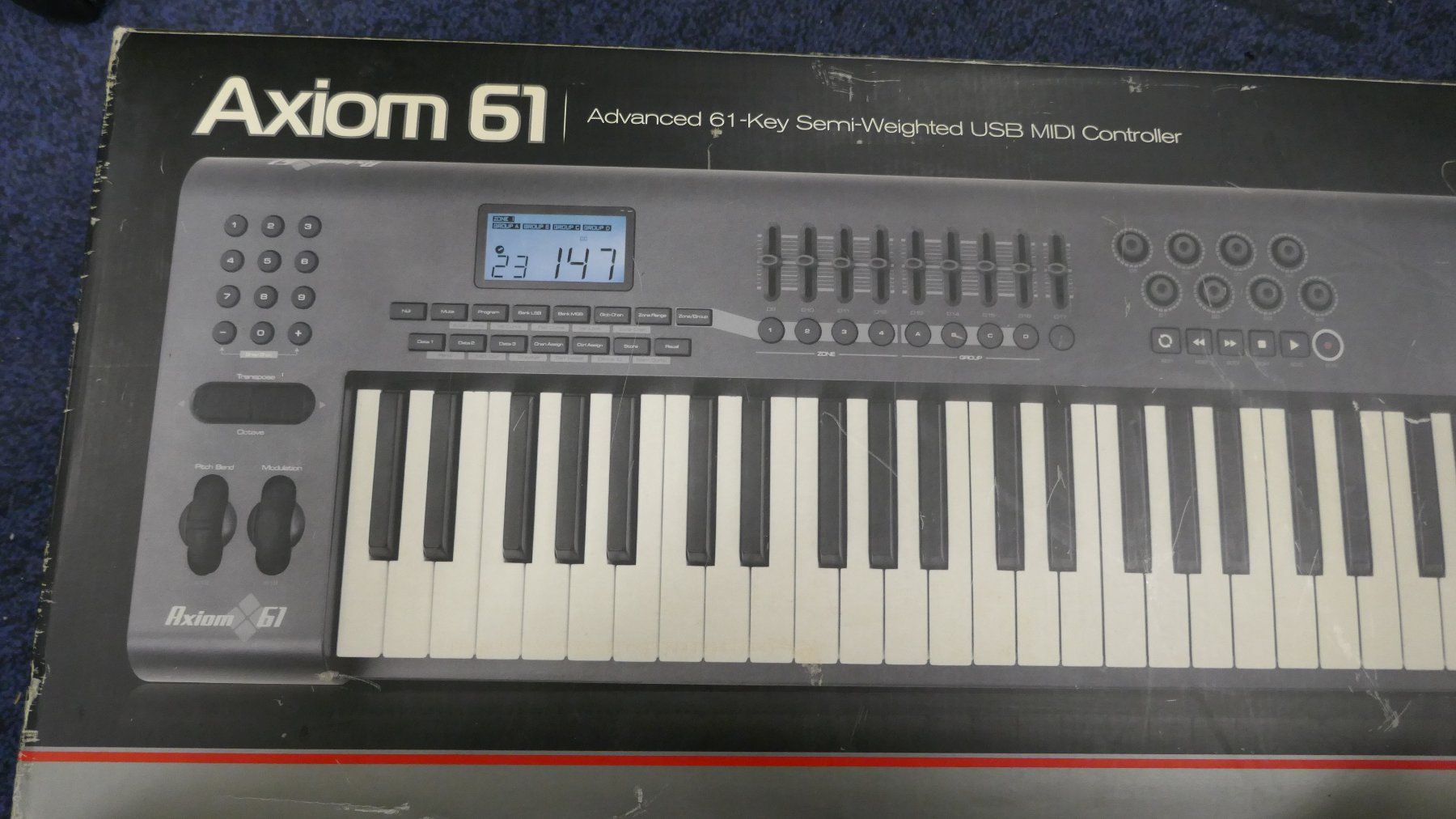 M-Audio Strumenti musicali: M-Audio Axiom 61 MIDI Keyboard – Nuovo (secondo la descrizione) da Wenslingen venduto da FairlightCMI 1