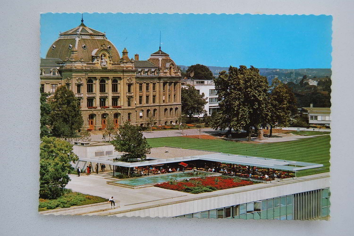 Cartoline postali: AK Bern, Rest. Parkterrasse Grosse Schanze – Usato da Rüfenacht BE venduto da Toro06