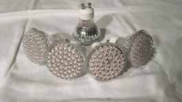 LED Lampen GU10, 5 Stk., warmweiss, Top Zustand, neuwertig
