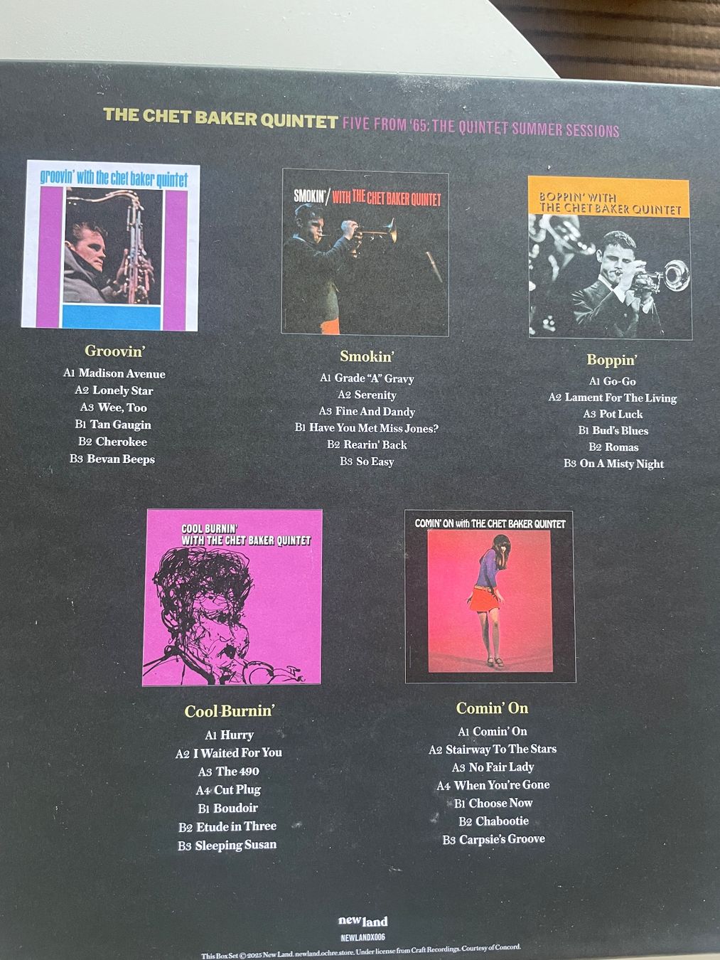 Dischi in vinile: Chet Baker Five From '65:The Quintet Summer Sessions – Usato da Oberwil b. Zug venduto da Filippi 7