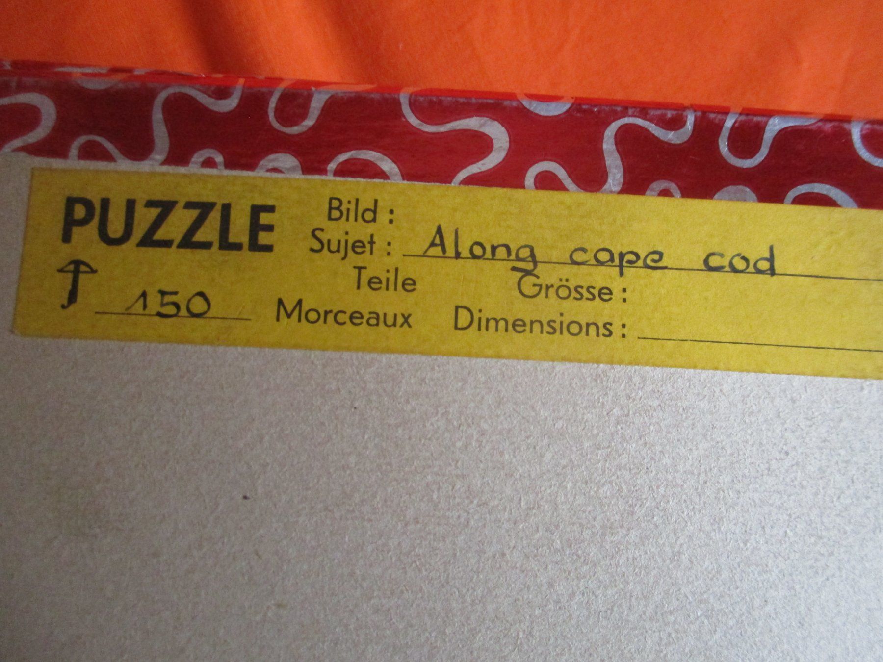 Penelope Puzzles: Penelope Holzpuzzle Along Cape Cod – Gebraucht aus Birsfelden von alles-muss-raus 1