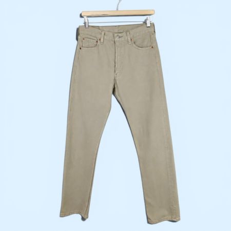 LEVI'S 501 Jeans – Beige – W30 L32 – Made in U.S.A.