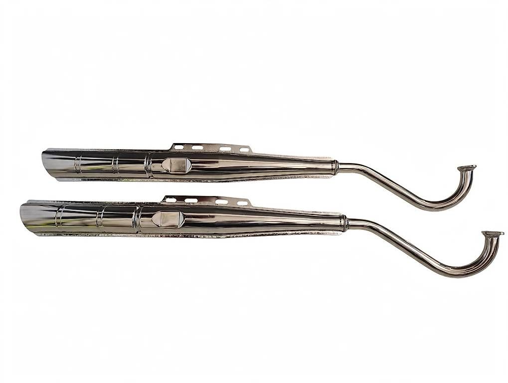Sistemi di scarico: NOS Chrom Auspuff Mofa Töffli NEU – Nuovo e nell'imballaggio originale da Winterthur venduto da DtR77 3
