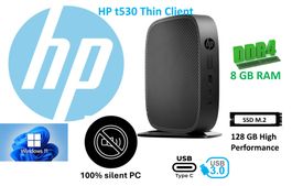 HP t530 Thin Client 8GB RAM, 128GB SSD Win11 Pro silent