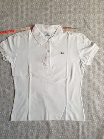 Tshirt Lacoste NEU it. 42 weiss
