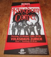 Orginal KINGDOM COME Konzert Plakat - Volkshaus Zürich 1989