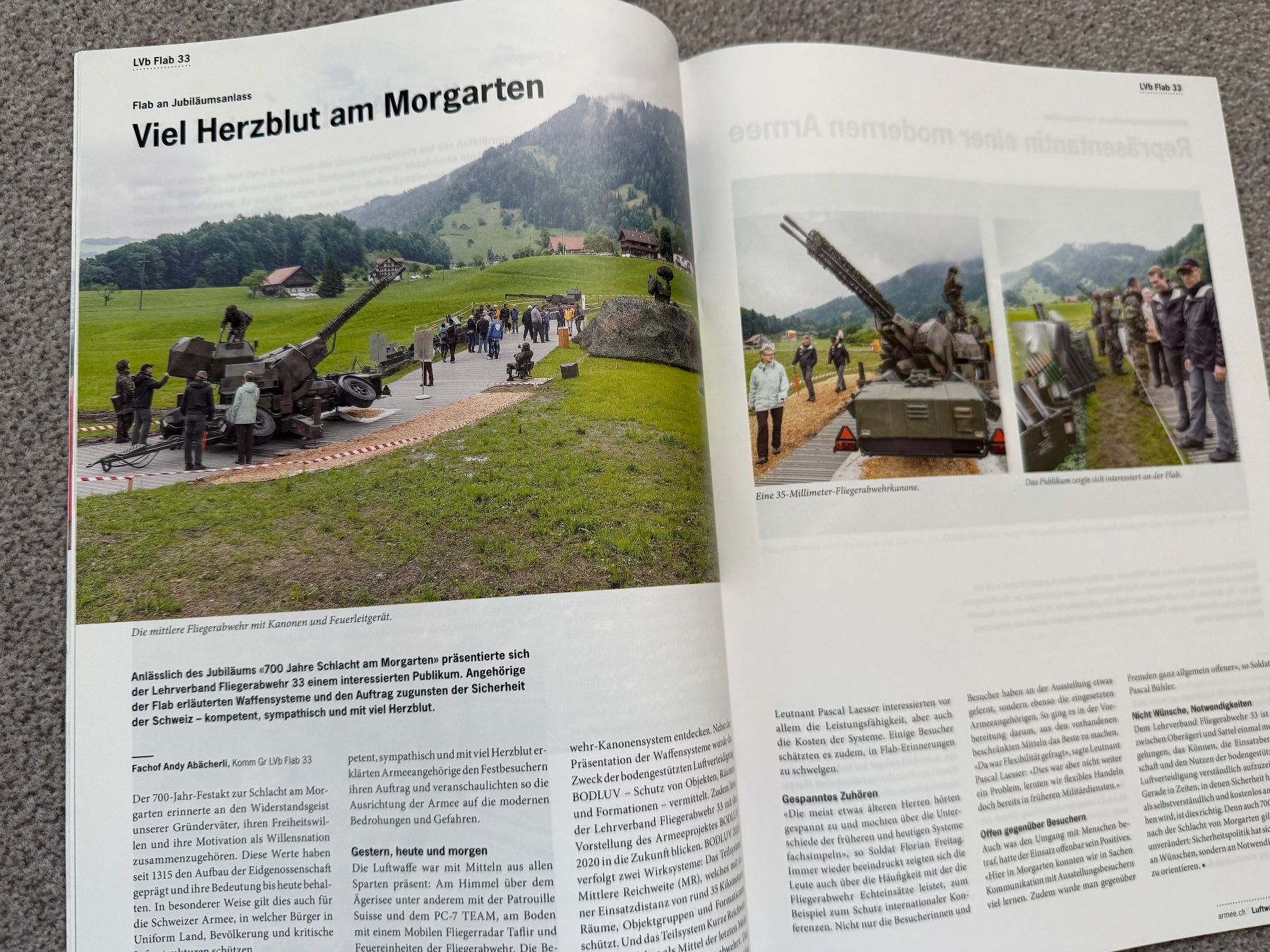 Riviste & Magazine: 4 Publikationen/Hefte Schweizer Luftwaffe von 2014/2015 – Usato da Brütten venduto da Hst1 7