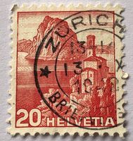 Nr.215 mit Stempel Zürich