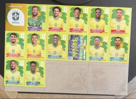 PANINI WM 2026 BRASILIEN - 14 Bilder inkl. Vinicius Junior!!