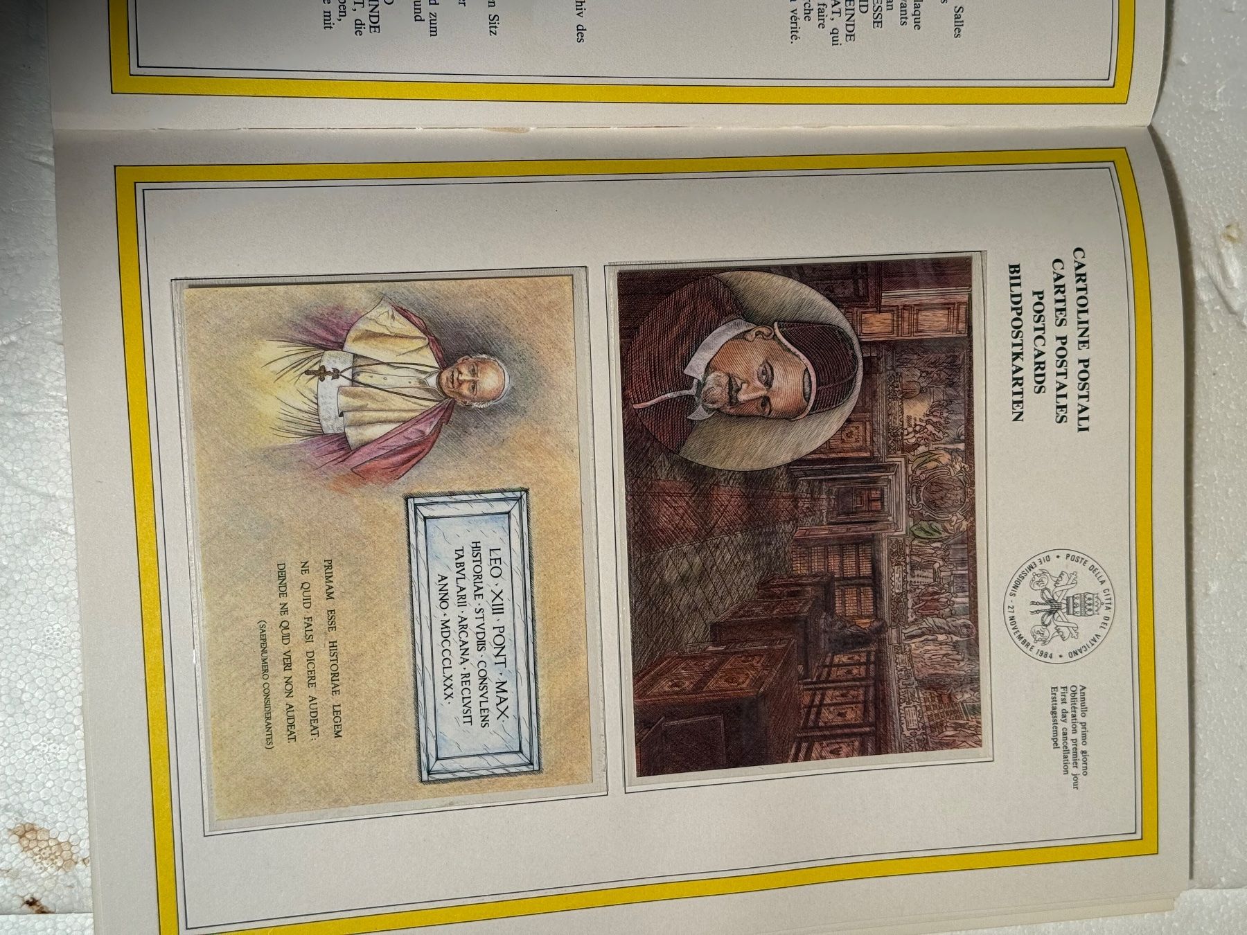 Tous les timbres: VATICAN 1984 STAMPS – D'occasion à Lausanne par artnouveau04 5