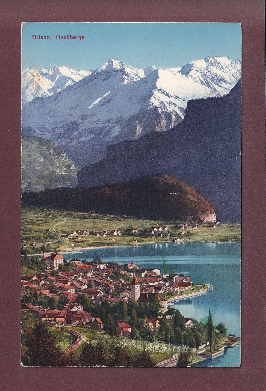 Cartes postales: BRIENZ - Hasliberge - 1924 – D'occasion à Pully par nicecards
