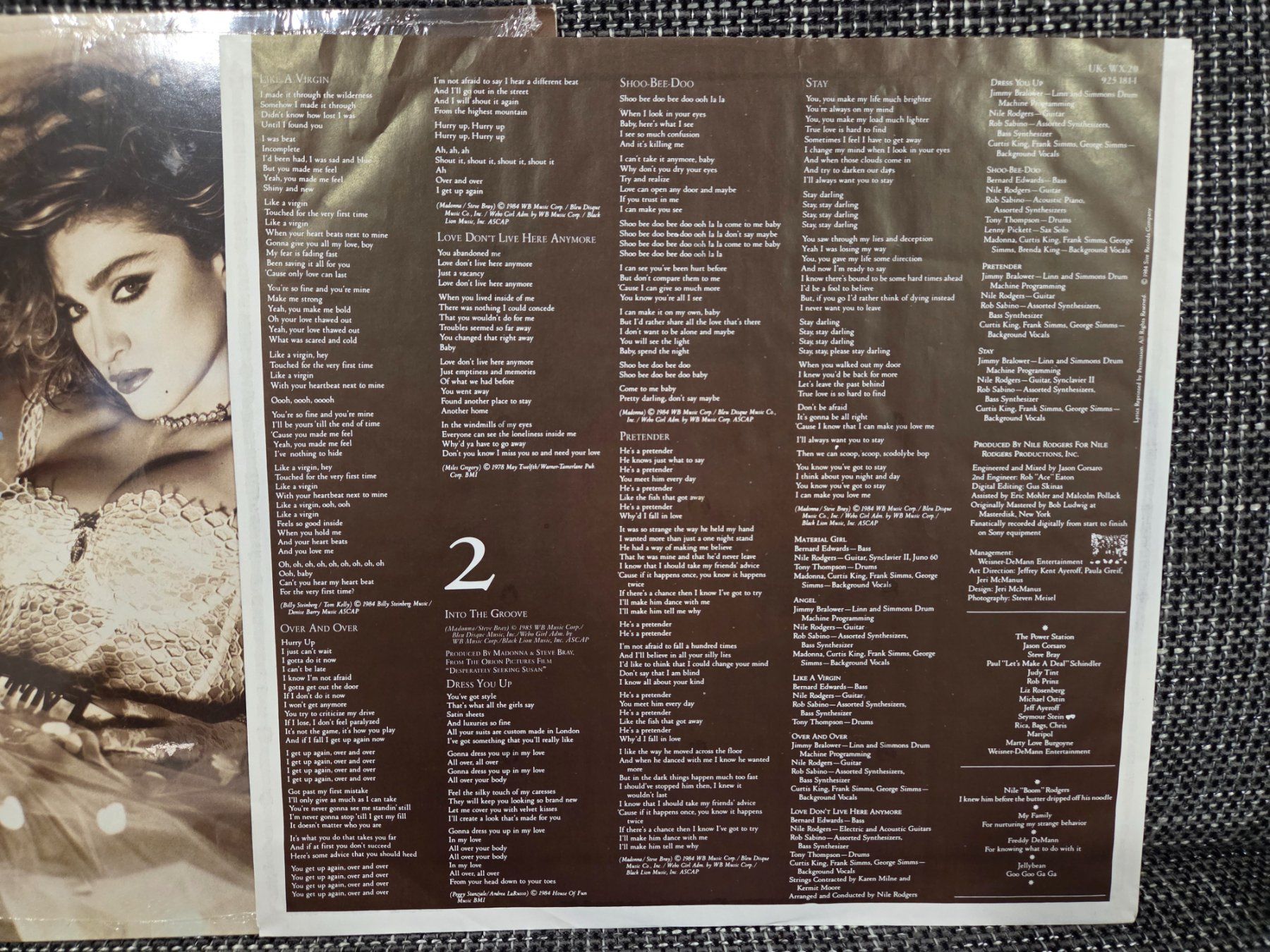 Schallplatten: Madonna Like a Virgin LP – Gebraucht aus Stetten SH von ExtremMIB 3