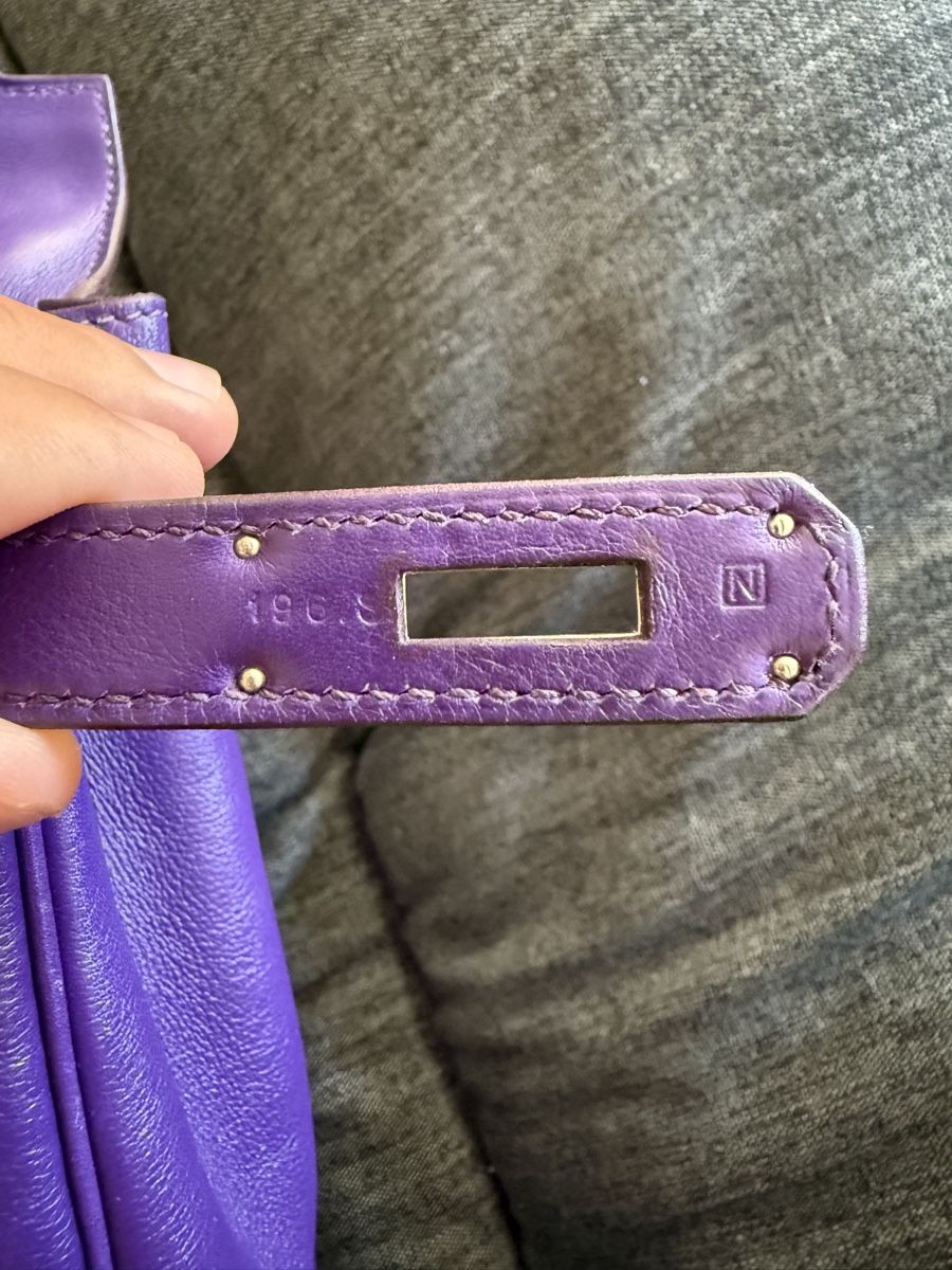 Hermès Taschen für Damen: Hermès Kelly 32 Purple 2010 – Gebraucht aus Genève von SG_73 3