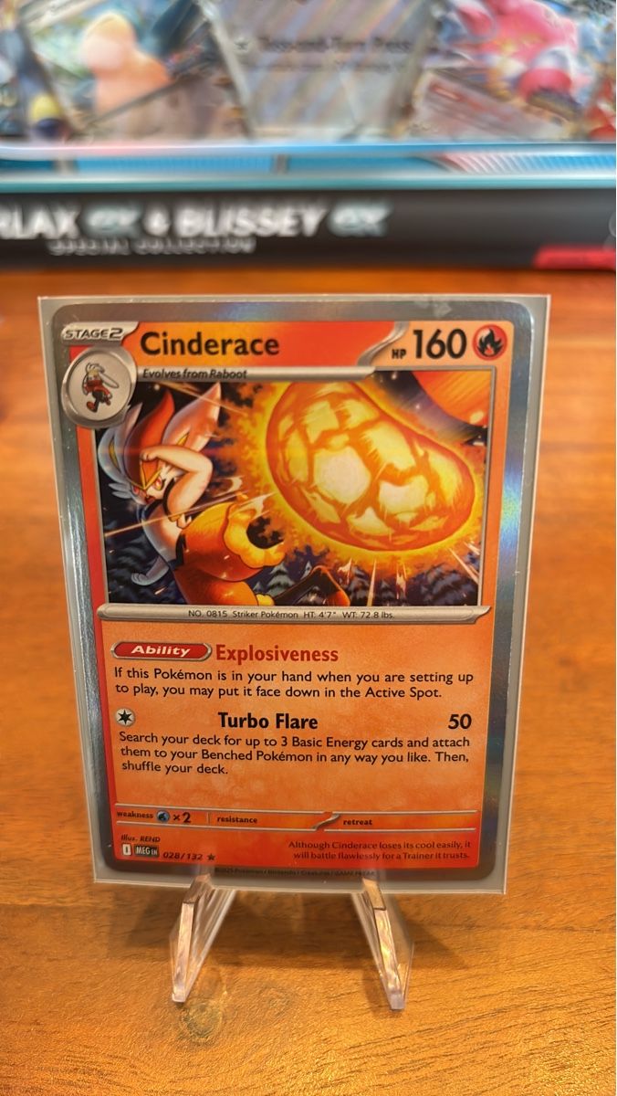Pokémon Carte collezionabili: Pokemon Karte: Cinderace – Usato da Rickenbach b. Wil venduto da PokemonSwissSpotify