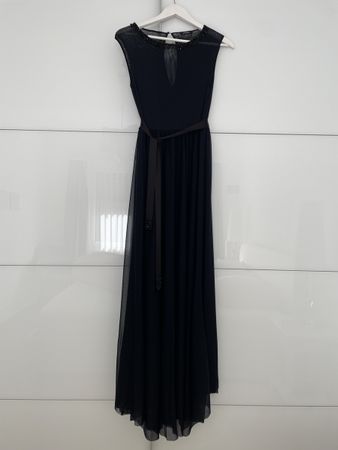 Max&Co. Abendkleid, Gr. 38, dunkelblau elegant für Festtage
