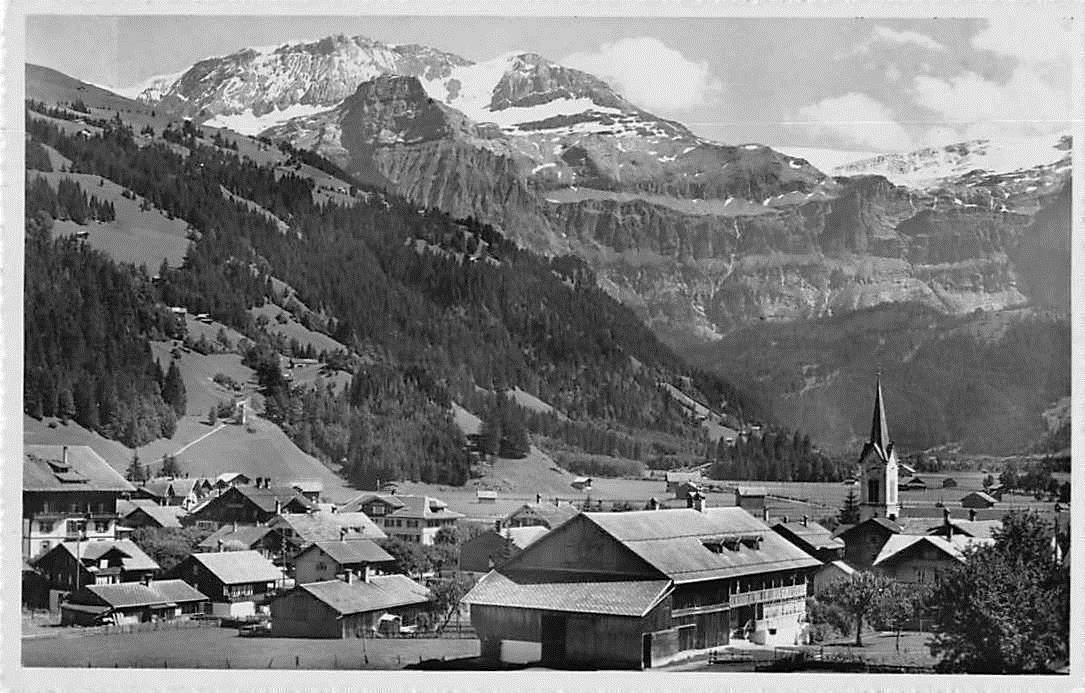 Cartoline postali: GRUSS aus MÜNSTER GOMS 1949 – Usato da Winterthur venduto da SchatzchischtliWinti