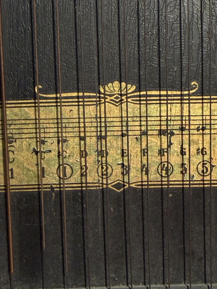 Strumenti musicali: Antique Concert Zither – Usato da Lausanne venduto da artnouveau04 3