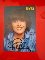 Paola, Autogrammkarte signiert, Top Zustand!