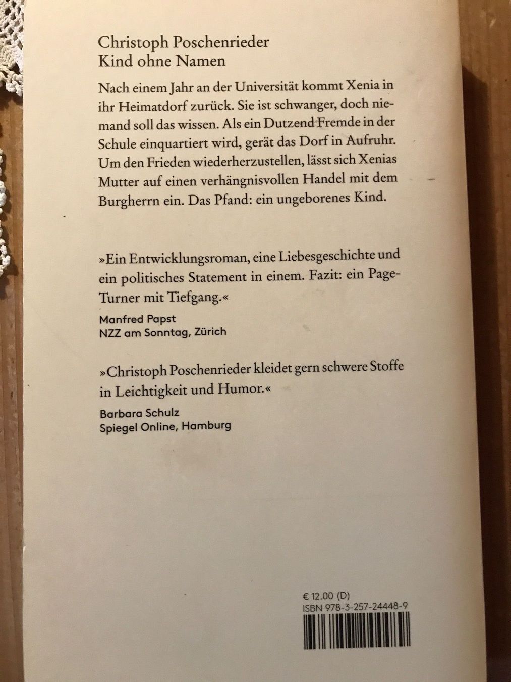 Libri: Kind ohne Namen, Ch. Poschenrieder – Usato da Schliern b. Köniz venduto da Corinu59 1