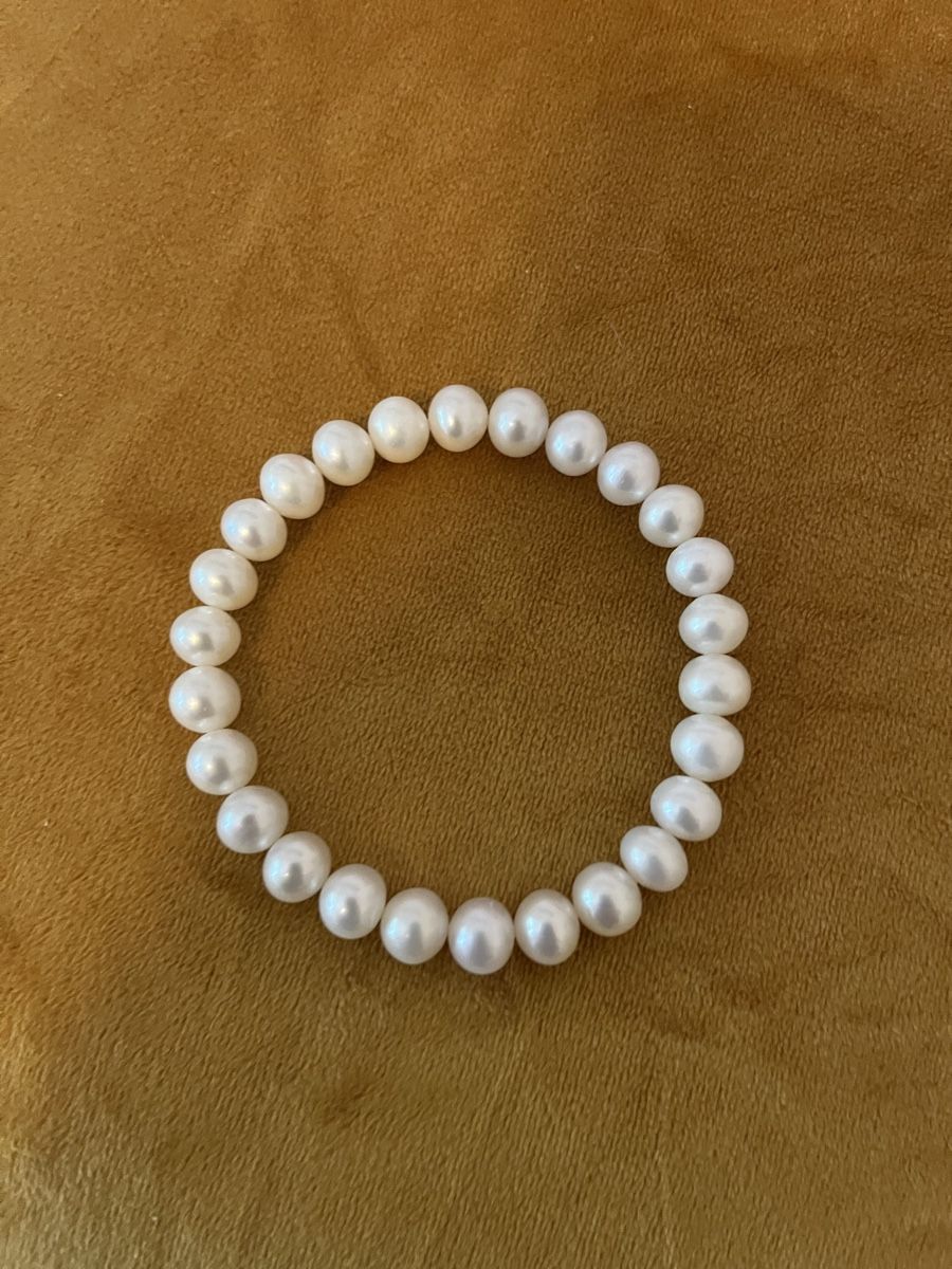 Armbänder & -reifen: Elegantes Perlenarmband, elastisch Windfang Perlen – Neu (gemäss Beschreibung) aus Baden von Sandra148 2