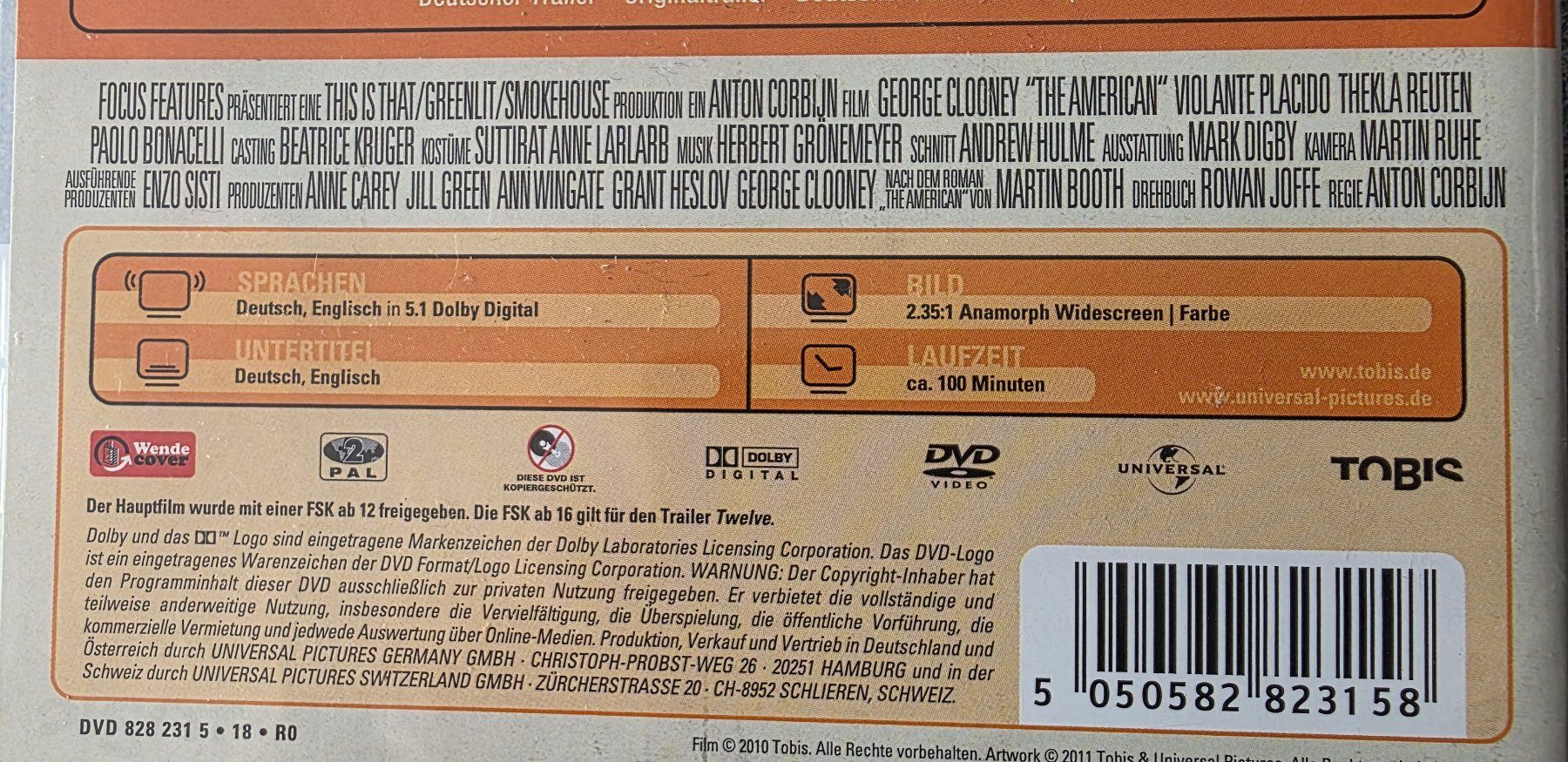 Tutti i DVDs: DVD / The American - George Clooney – Usato da Oetwil am See venduto da fineli2 1