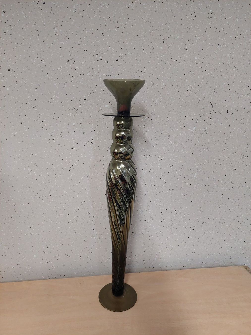 Portacandele: Glas Kerzenständer – Usato da Ulisbach venduto da Antikaffin