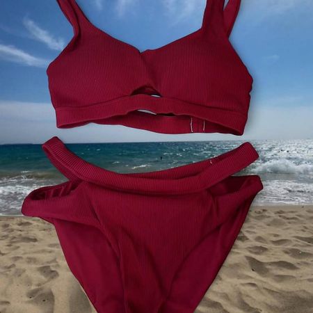 Rotes Bikini S