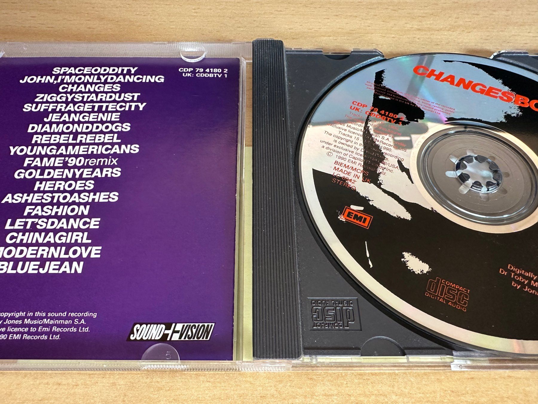 CD: David Bowie – ChangesBowie – Usato da Rikon im Tösstal venduto da Alpenmutz 2