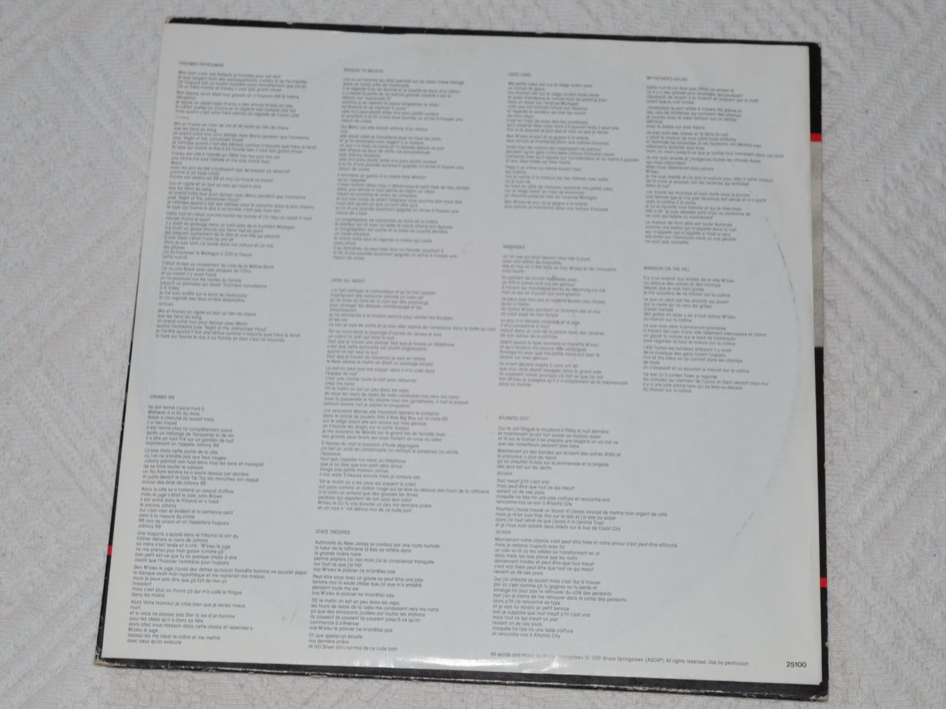 Schallplatten: LP Bruce Springsteen - Nebraska – Gebraucht aus Boll von Theodora15 3