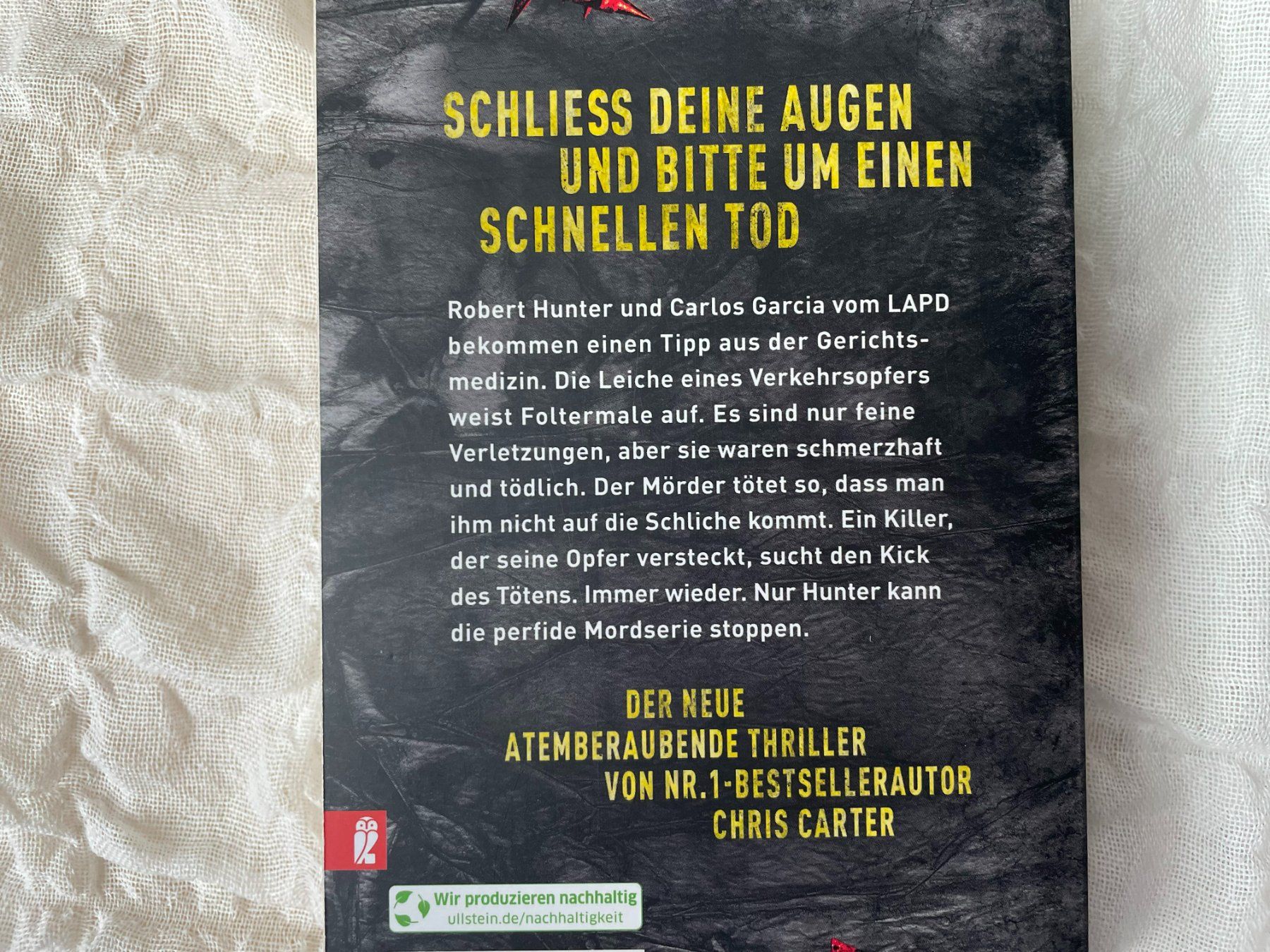 Libri: Chris Carter / Toten Arzt – Usato da Reinach AG venduto da Nahe 1