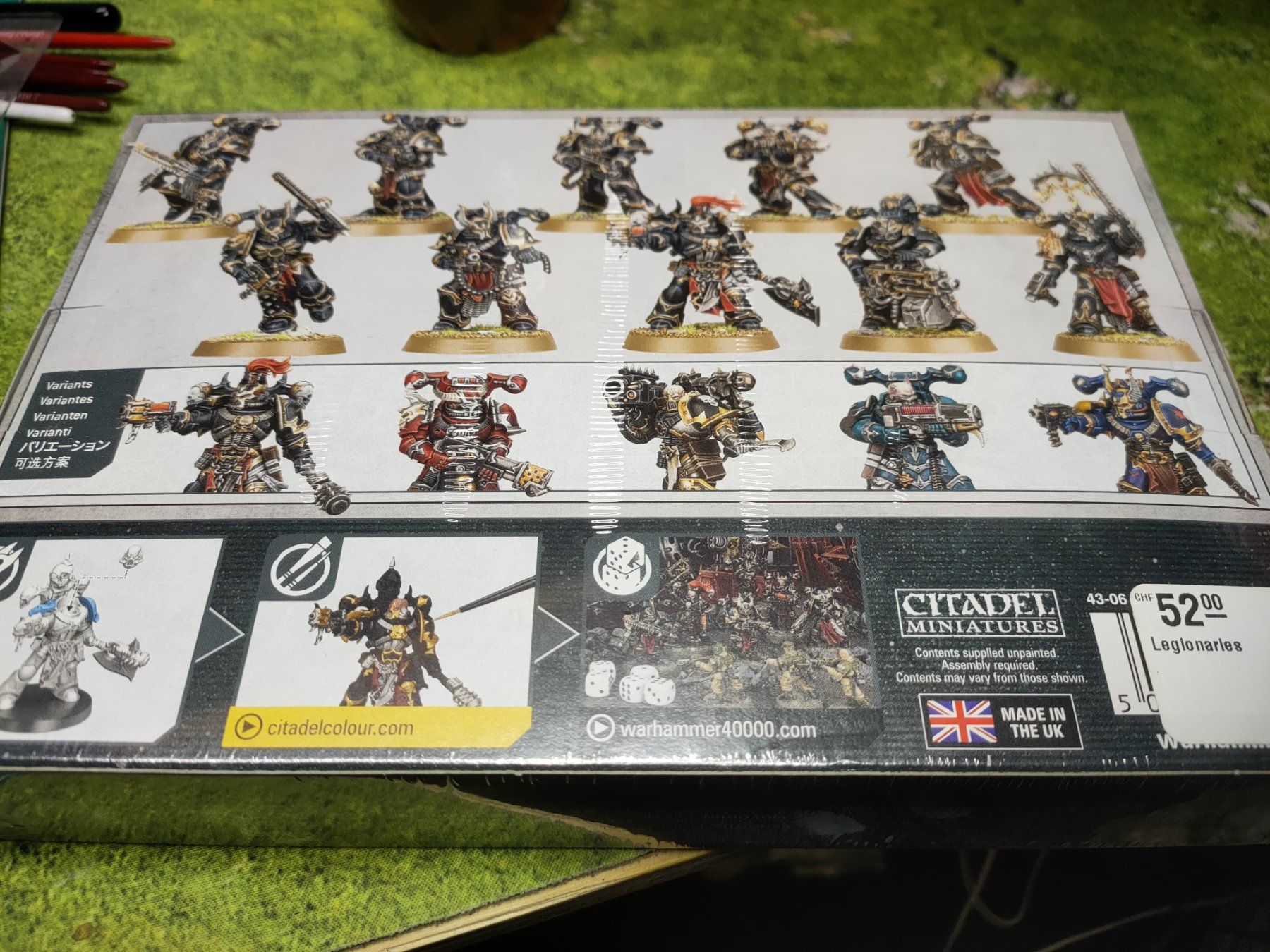 Giochi: Warhammer 40k Legionaries der Chaos Space Marines – Nuovo e nell'imballaggio originale da Baden venduto da Araneus 1