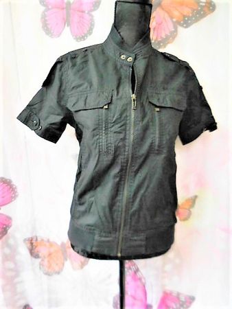 Gr. 36 38 Blouson Oberteil  / Jacke kurzarm legend&soul