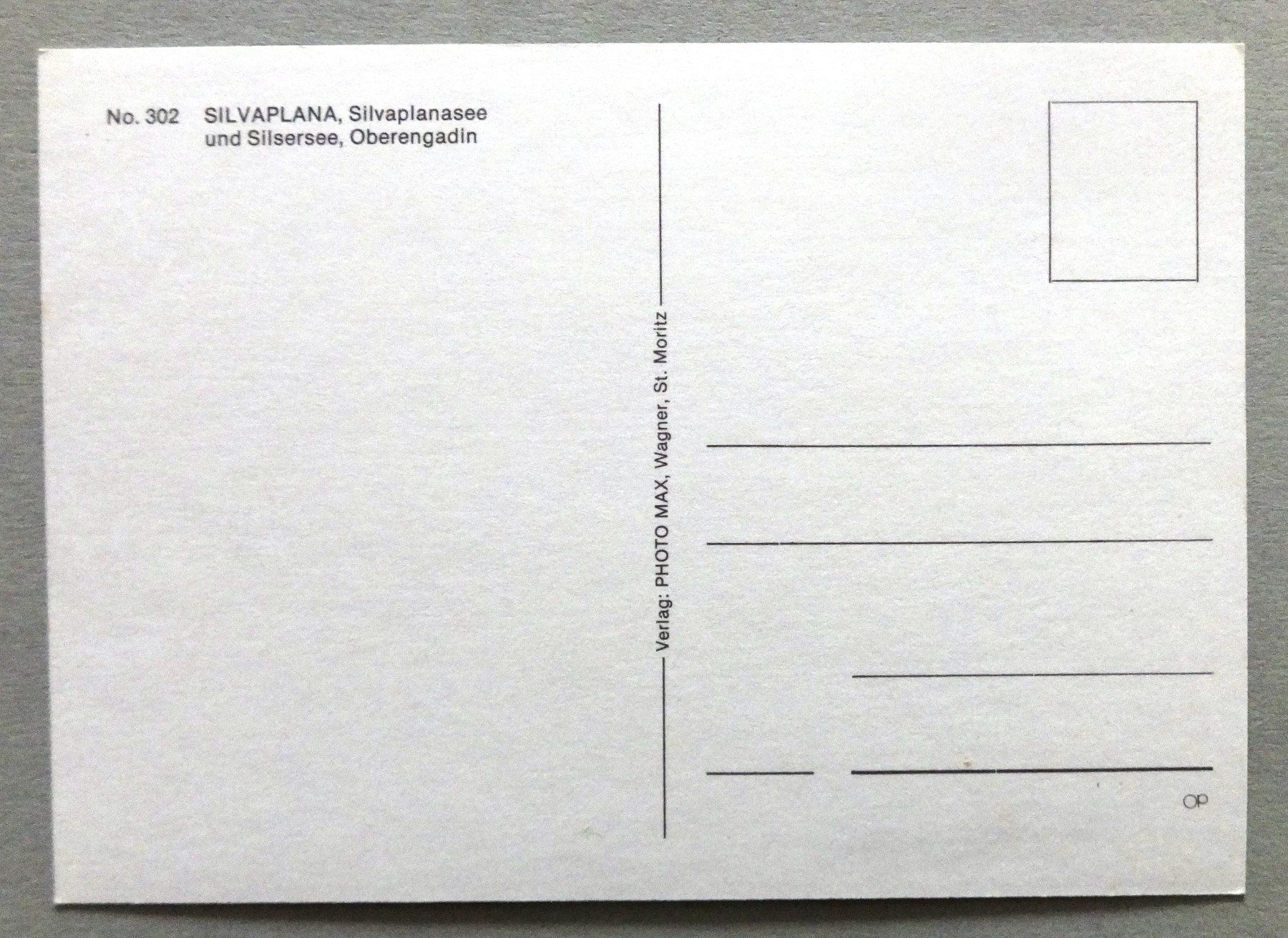 Cartoline postali: Silvaplana, Silvaplanersee und Silsersee – Usato da Fétigny venduto da Billy2miny 1