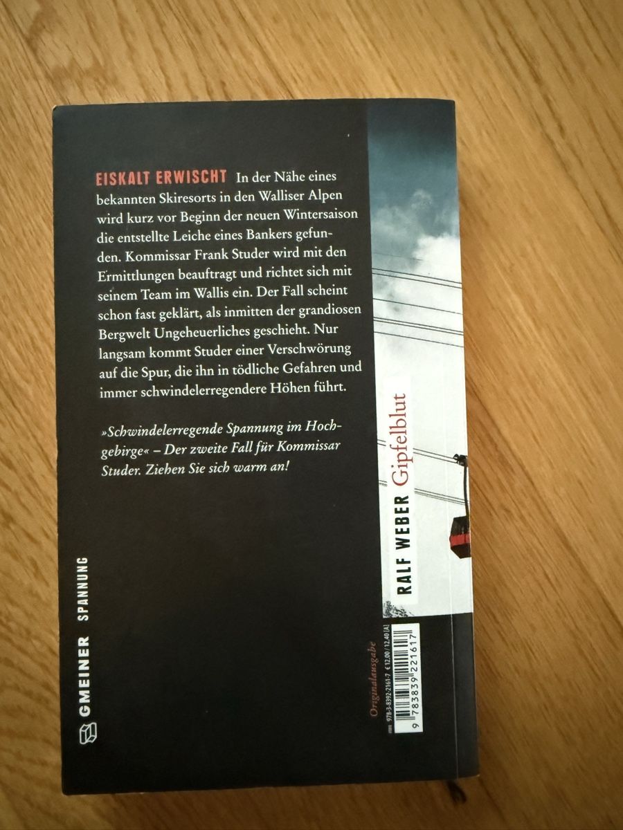 Libri: Wallis: Gipfelblut von Ralf Weber – Usato da Lustmühle venduto da lau_c8jt 1