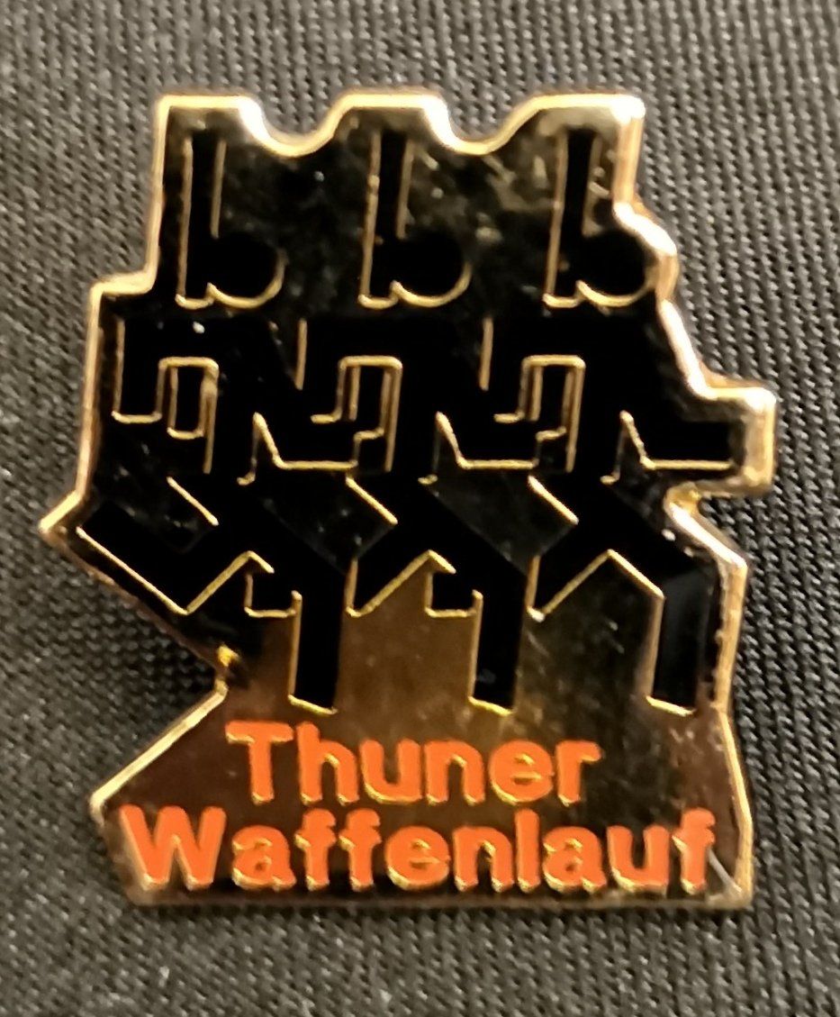 Schweizer Armee Placchette & Badge: Thuner Waffenlauf. 5 Pins – Nuovo (secondo la descrizione) da Thun venduto da Dl3604 4