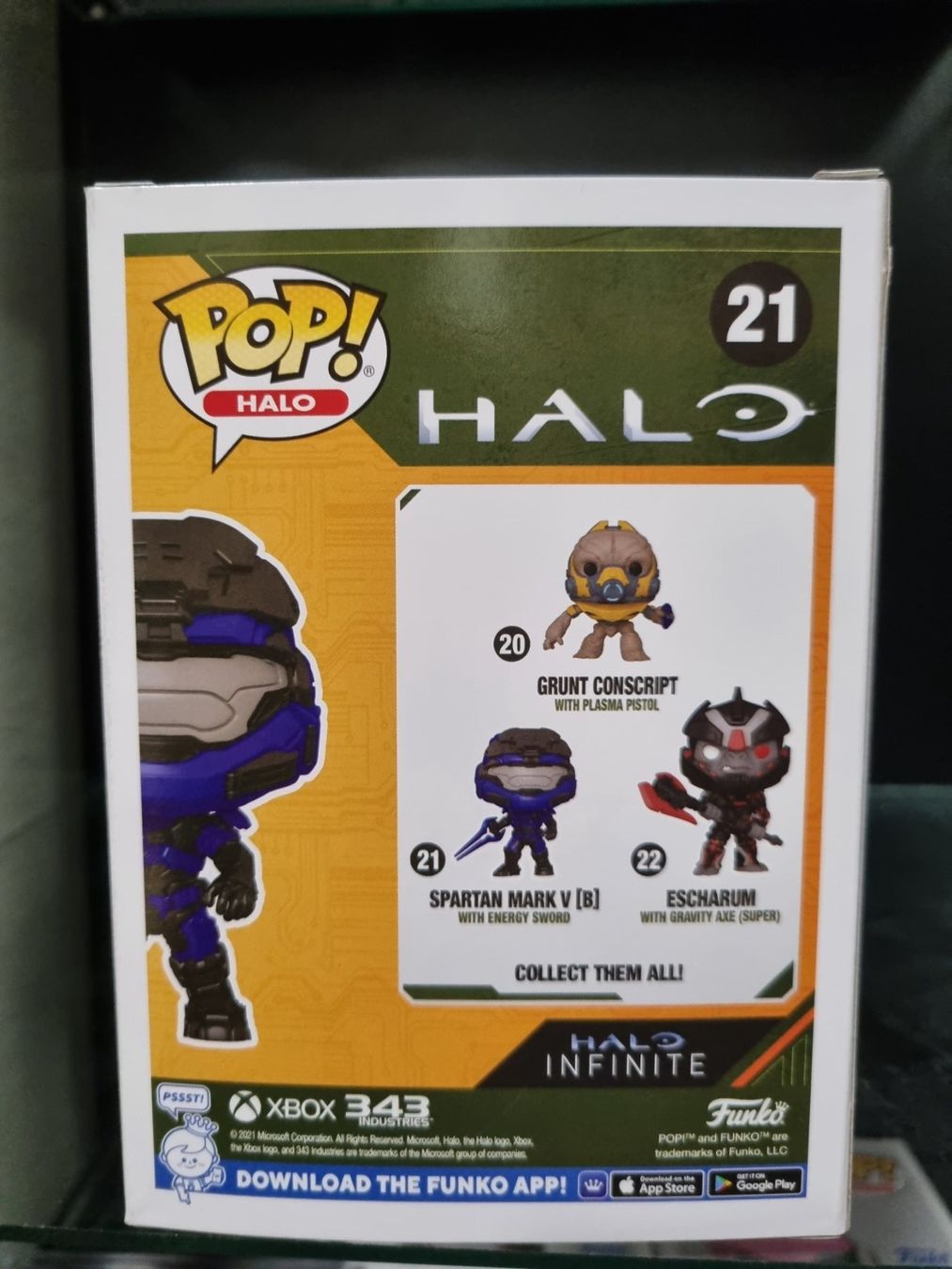 Funko Statuette: Funko Pop Halo #21 - Spartan Mark V – Nuovo e nell'imballaggio originale da Oberdorf NW venduto da CollectingWorld 1