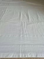 Vintage Leinen Leintuch, Weiss, 305x220 cm