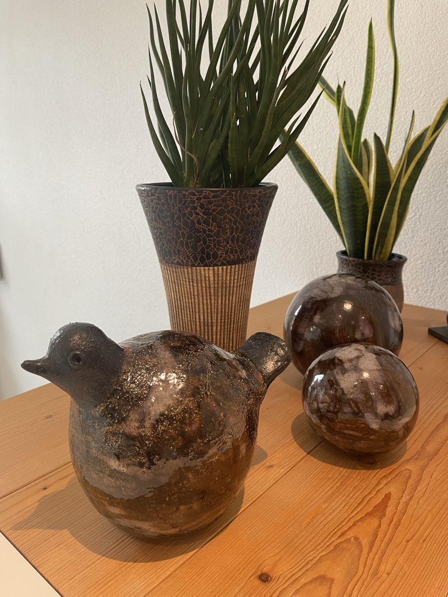 Statuette: Vogel handgetöpfert – Nuovo (secondo la descrizione) da Weingarten-Kalth venduto da 53solti 7
