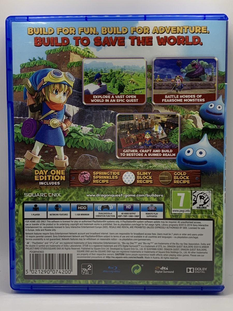Sony Giochi: Dragon Quest Builders - PS4 – Usato da Ostermundigen venduto da RG-Collector 1