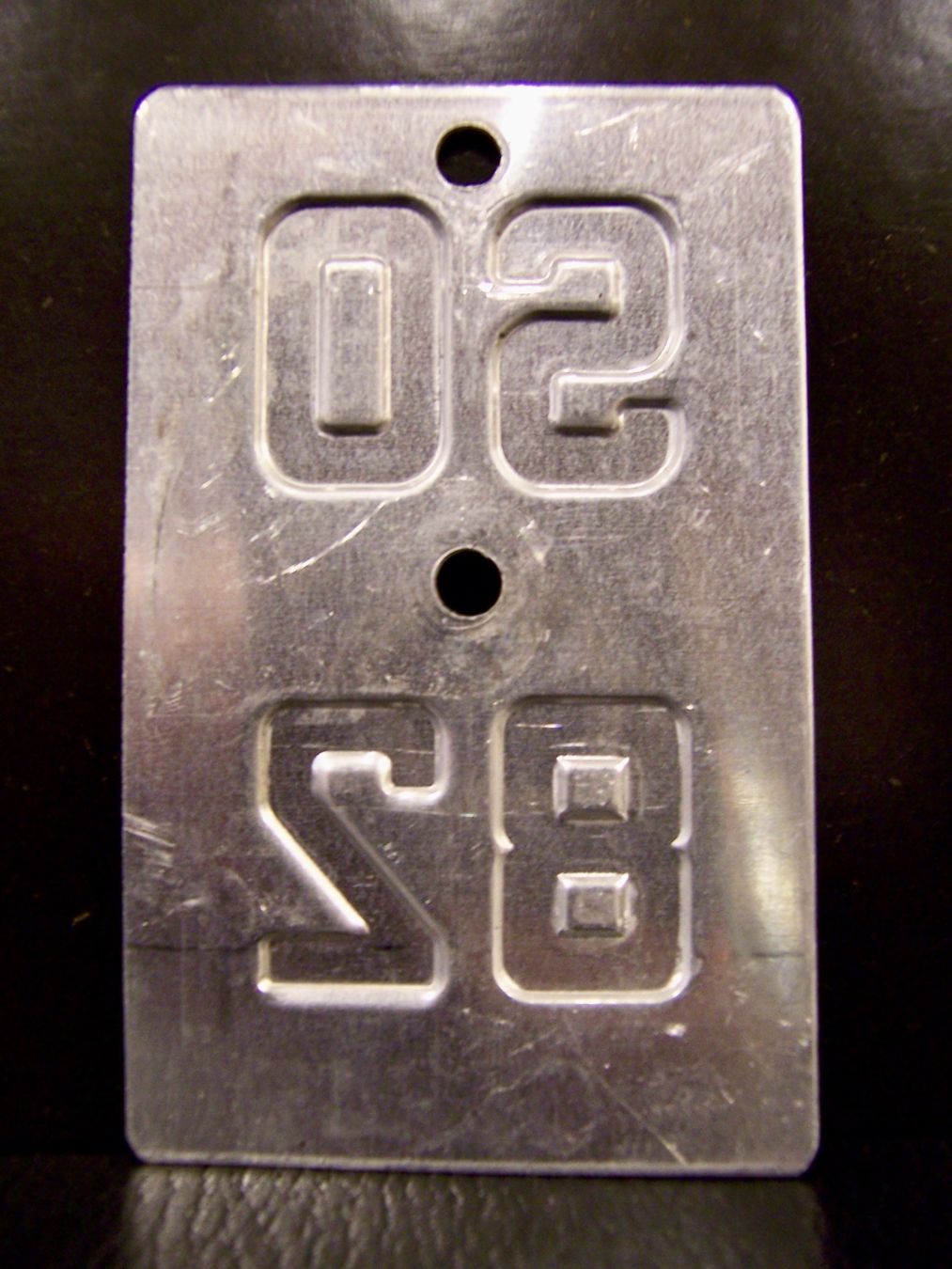 Schilder: SO 82 VELONUMMER - FAHRRADSCHILD – Gebraucht aus Kerzers von zimmergruen 1