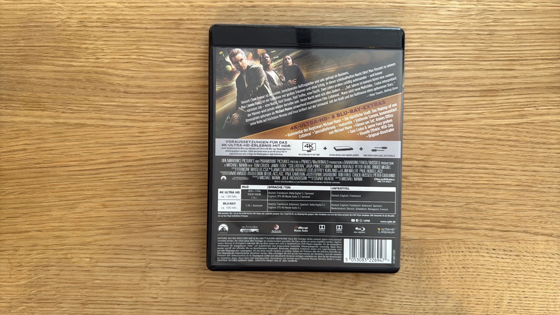 Tutti i DVDs: Collateral - 4K UHD Blu-Ray – Usato da Wallisellen venduto da Art_Vendorlay 1