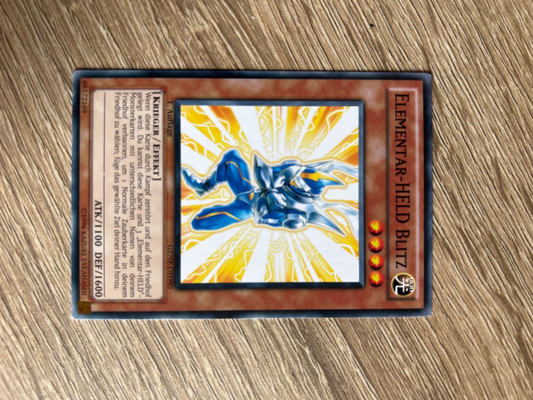 Yugioh Carte collezionabili: Yugioh Karte Elementarheld Blitz - GENF-DE090 - 1. Aufl – Nuovo (secondo la descrizione) da Kaiseraugst venduto da Baum_12